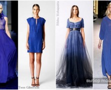 Темно-синее платье и его универсальность